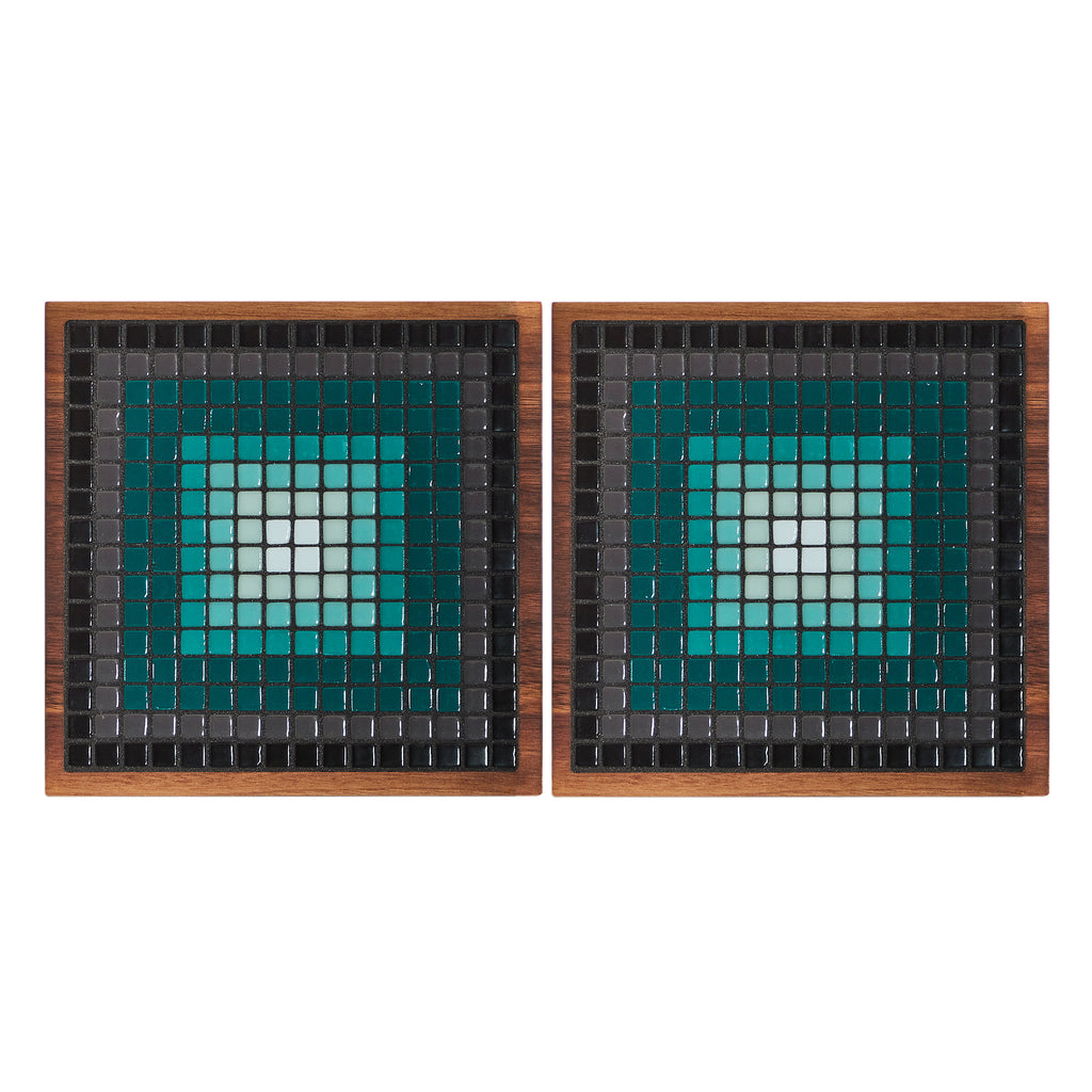 Coaster Table Duo: Emerald City