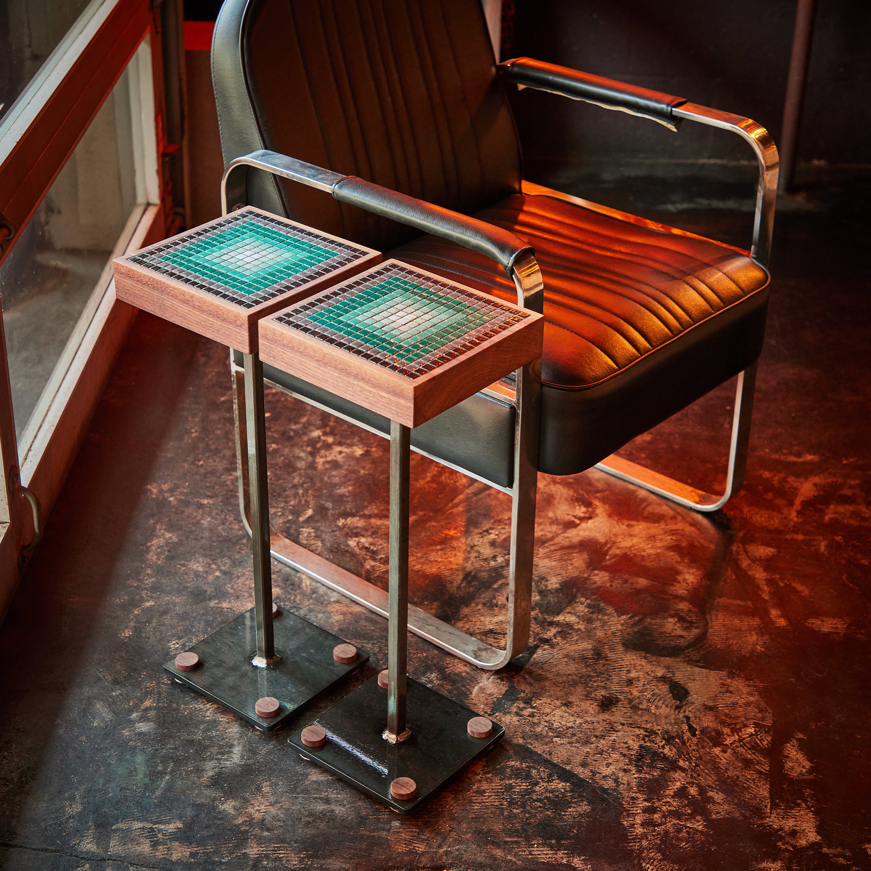 Coaster Table Duo: Emerald City