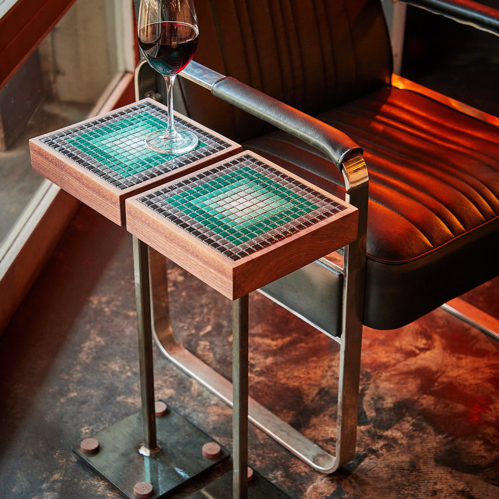 Coaster Table Duo: Emerald City