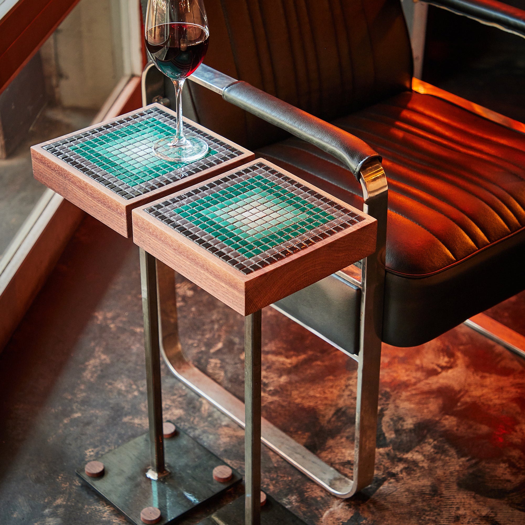Coaster Table Duo: Emerald City