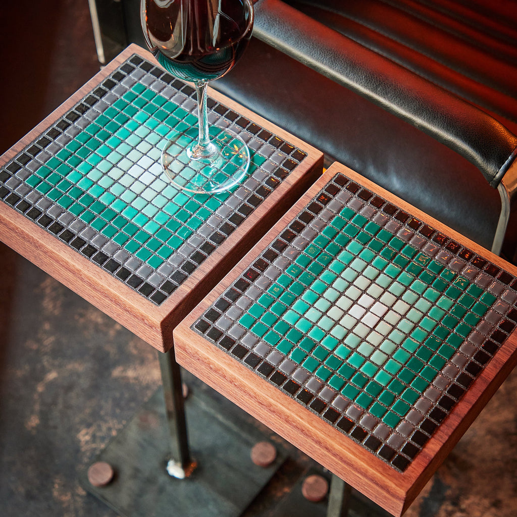 Coaster Table Duo: Emerald City