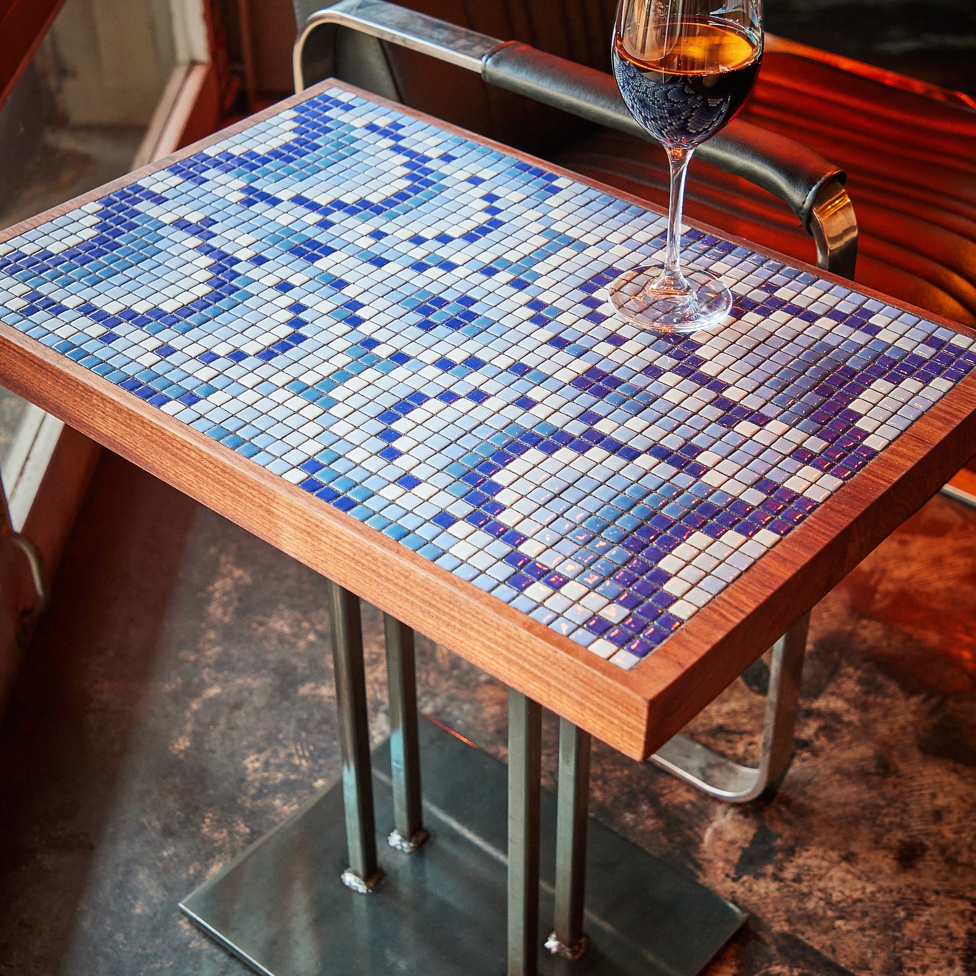 Accent Table: Blue Monday