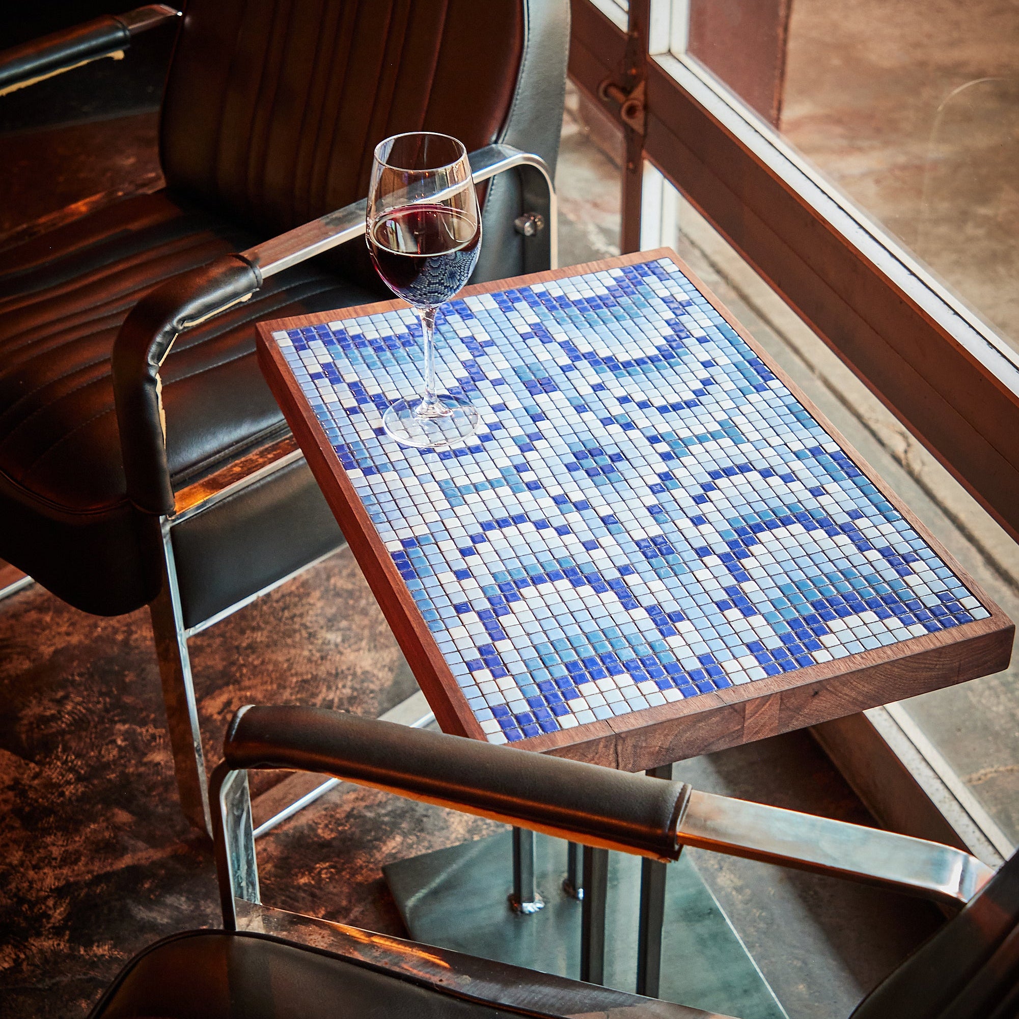 Accent Table: Blue Monday