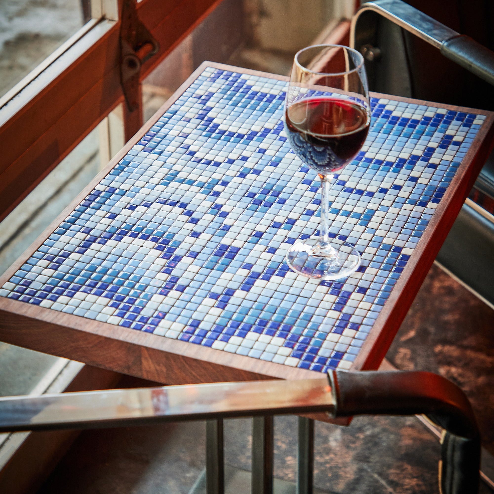 Accent Table: Blue Monday