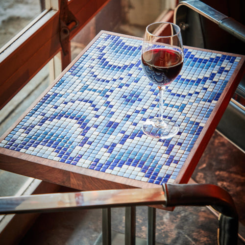Accent Table: Blue Monday