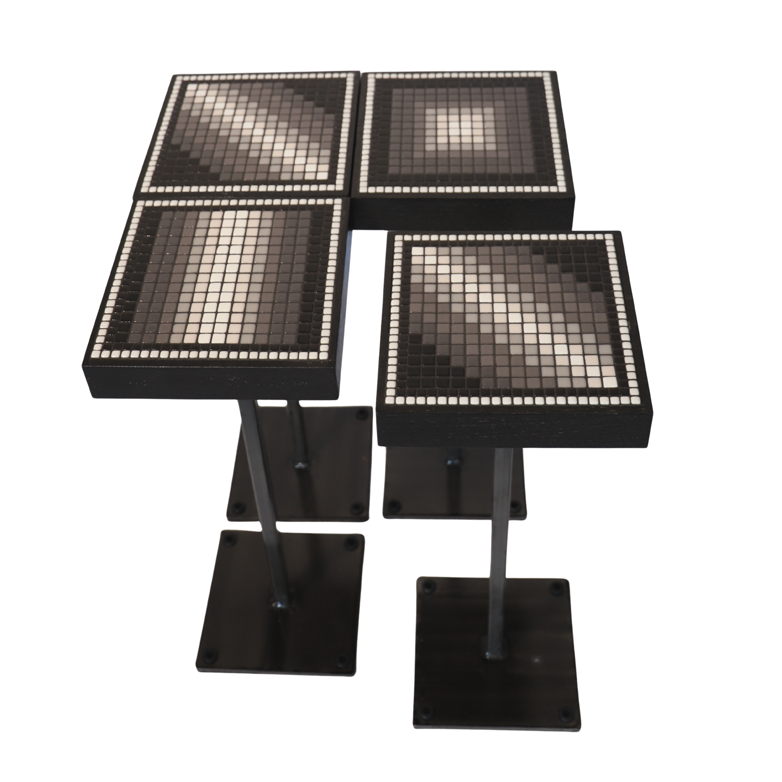 Coaster Table Quad: Fade to Black