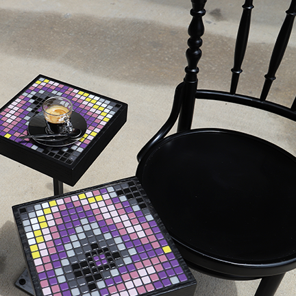 Coaster Table Quad: Purple Haze